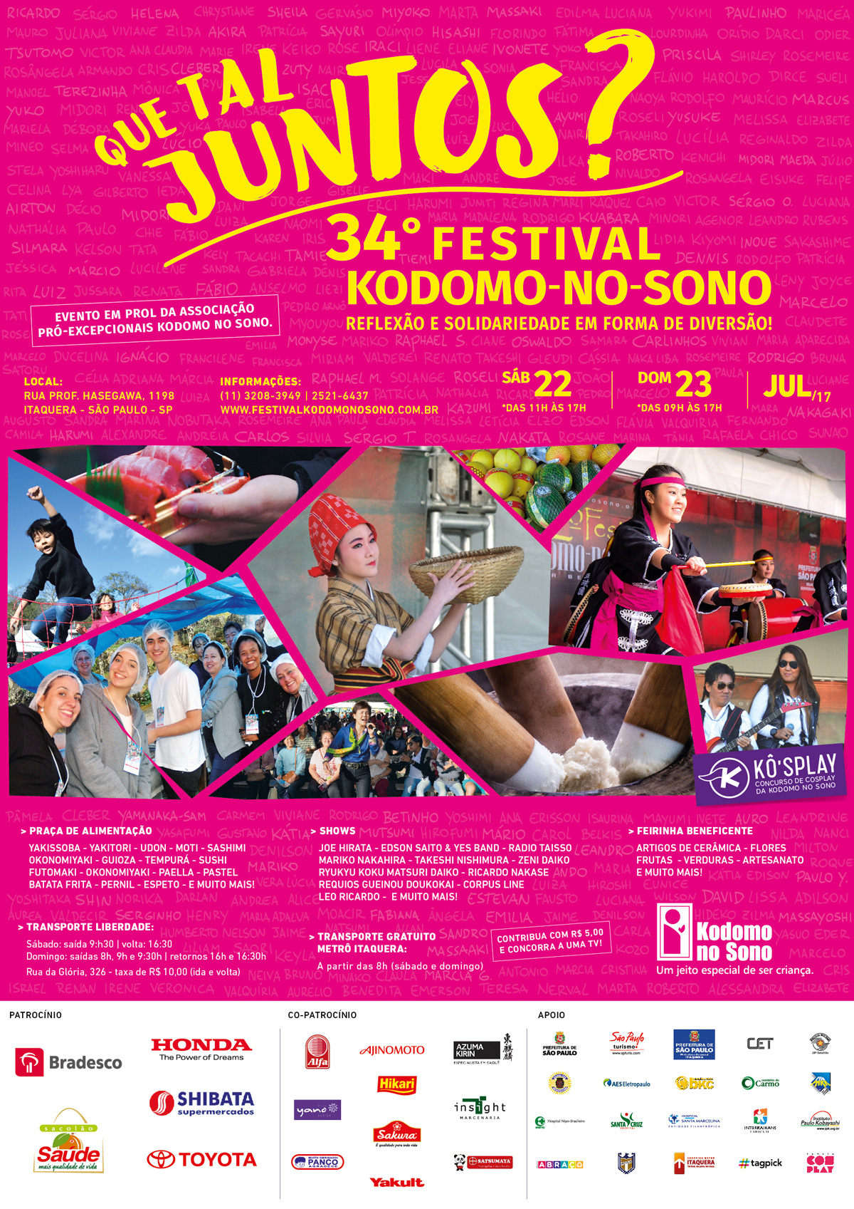 Divulgação 34º Festival Kodomo no Sono - Magenta
