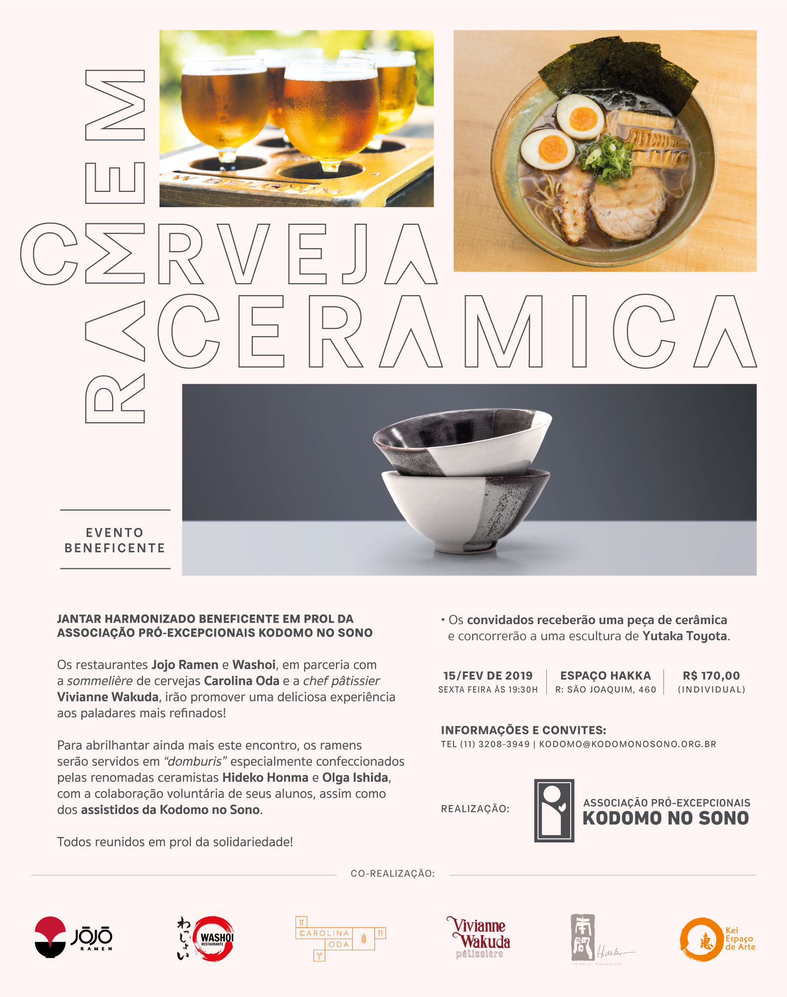 Ramen + Cerveja + Ceramica_Kodomo no Sono